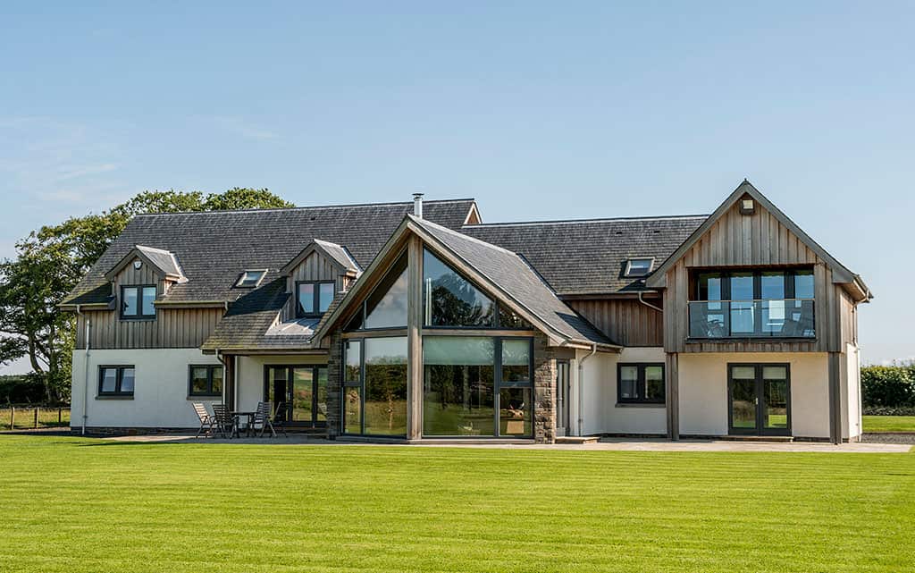 Stone, Glass and Timber Cladding