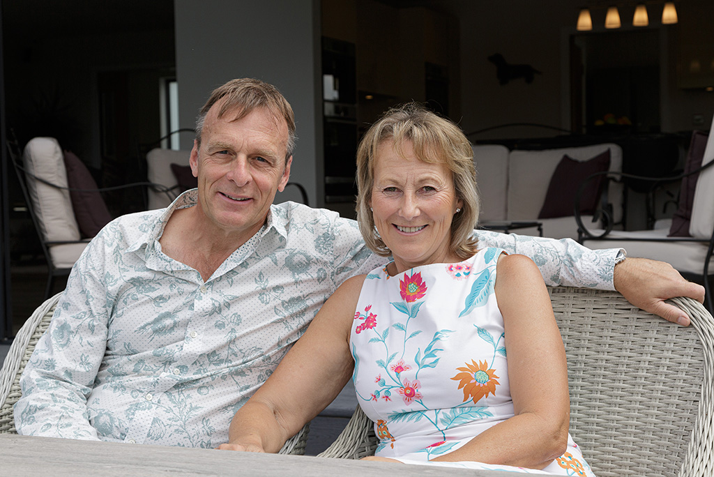 A couple who have run a successful self build home project