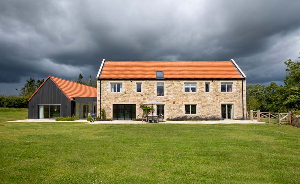 Rural timber frame new build family home