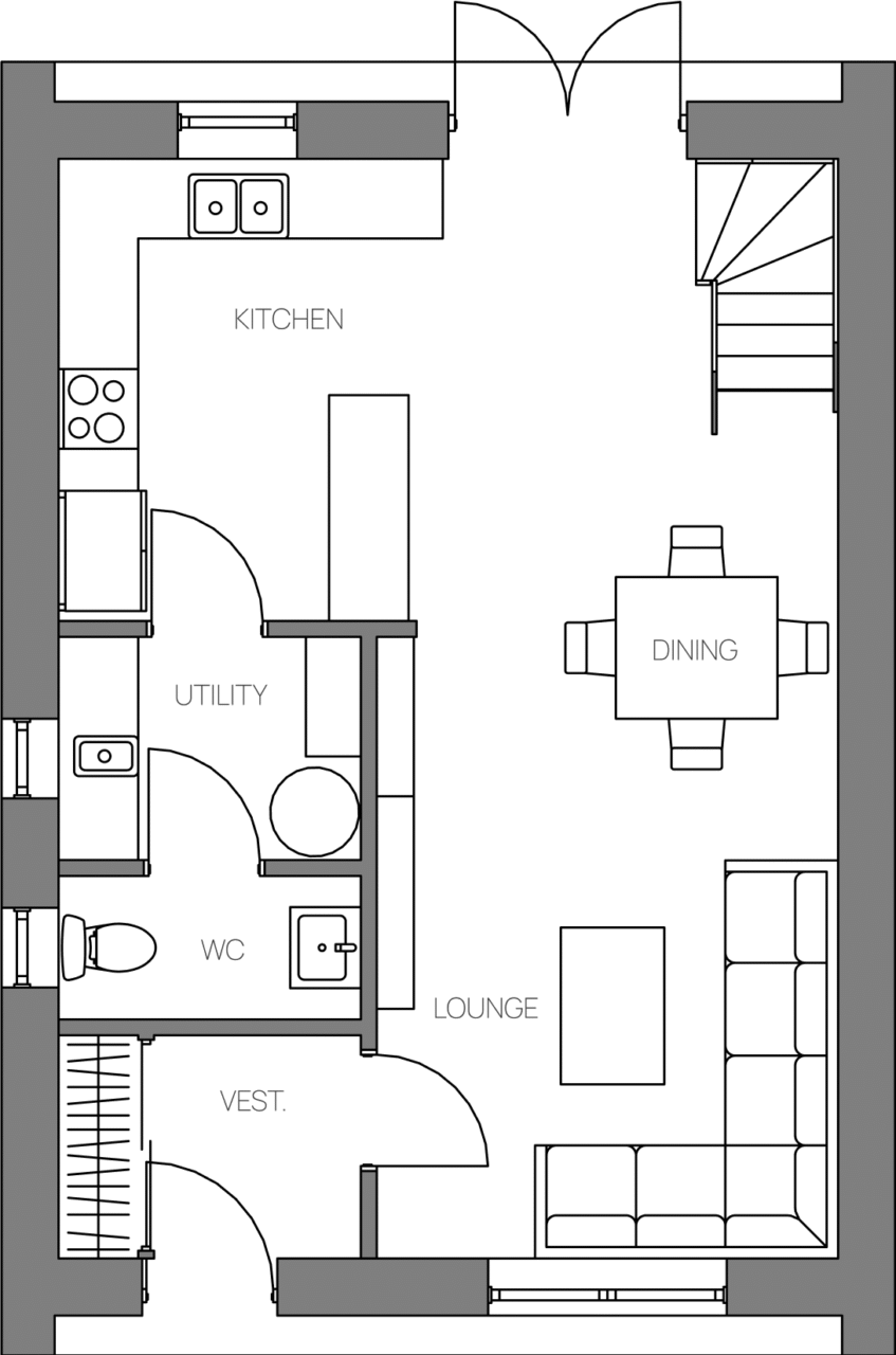 100.2.A – ground floor plan