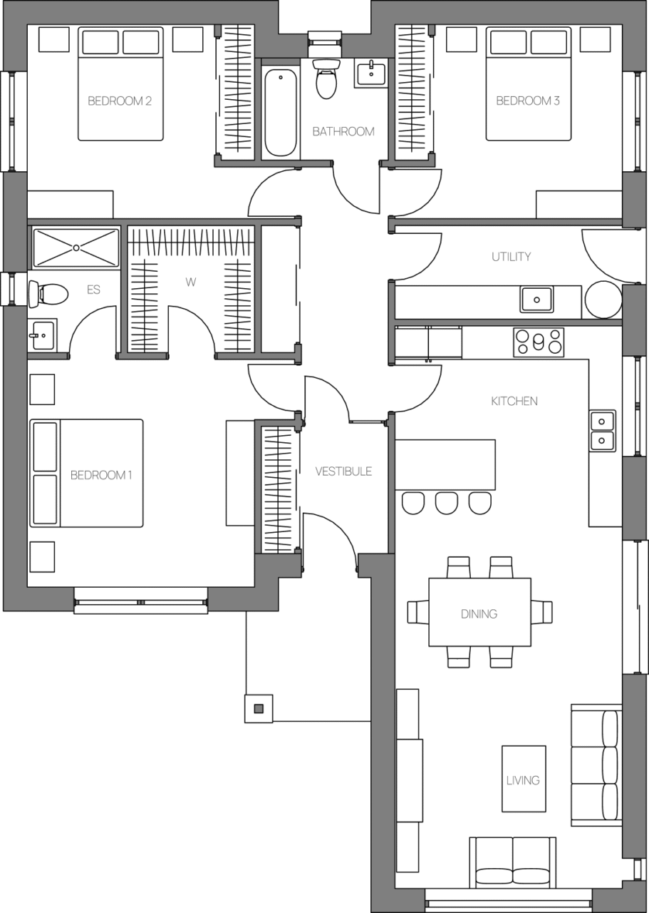 125.1.B – ground floor plan