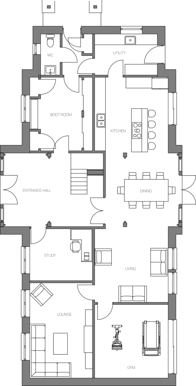 300.1.5.A – ground floor plan
